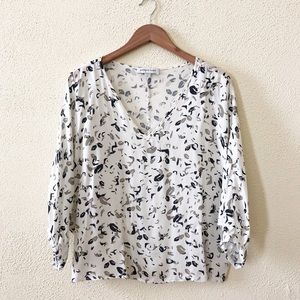 Amour Vert Printed Tencel Top M